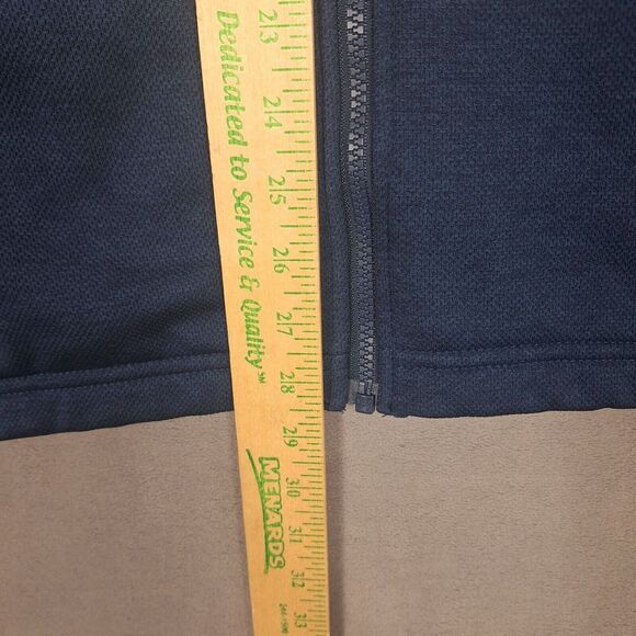 Orvis Jacket Mens large Blue Gray Full Zip Fleece Outdoor - Picture 6 of 8